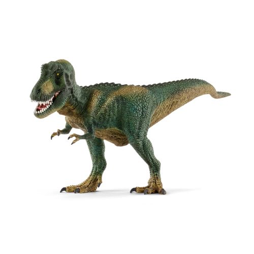 T-Rex Dinosaur Toy Figure – Realistic Green and Brown Model